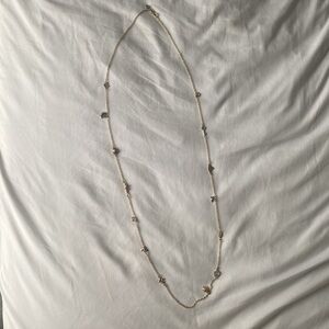 Banana Republic long charm necklace.